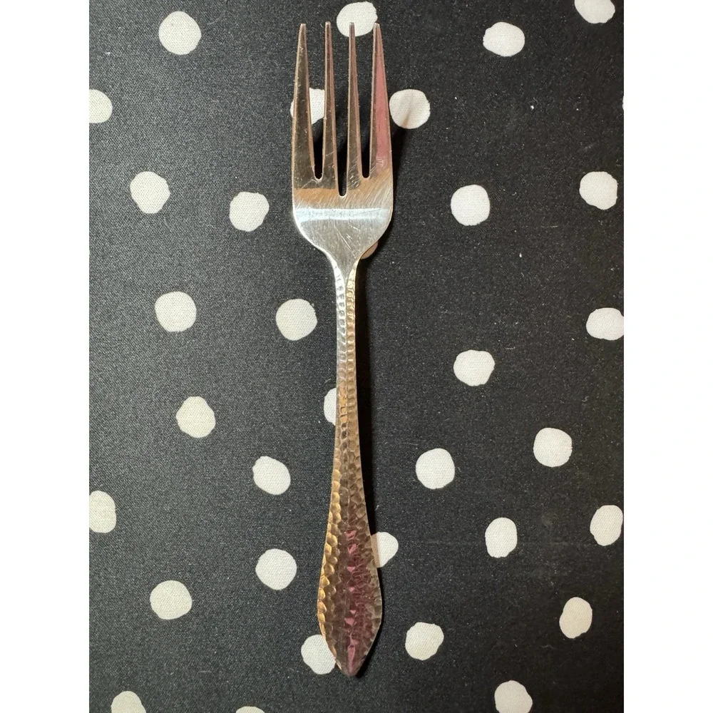 12 Piece Martha Stewart MSE Stainless Steel Hammered Silverware Replacements